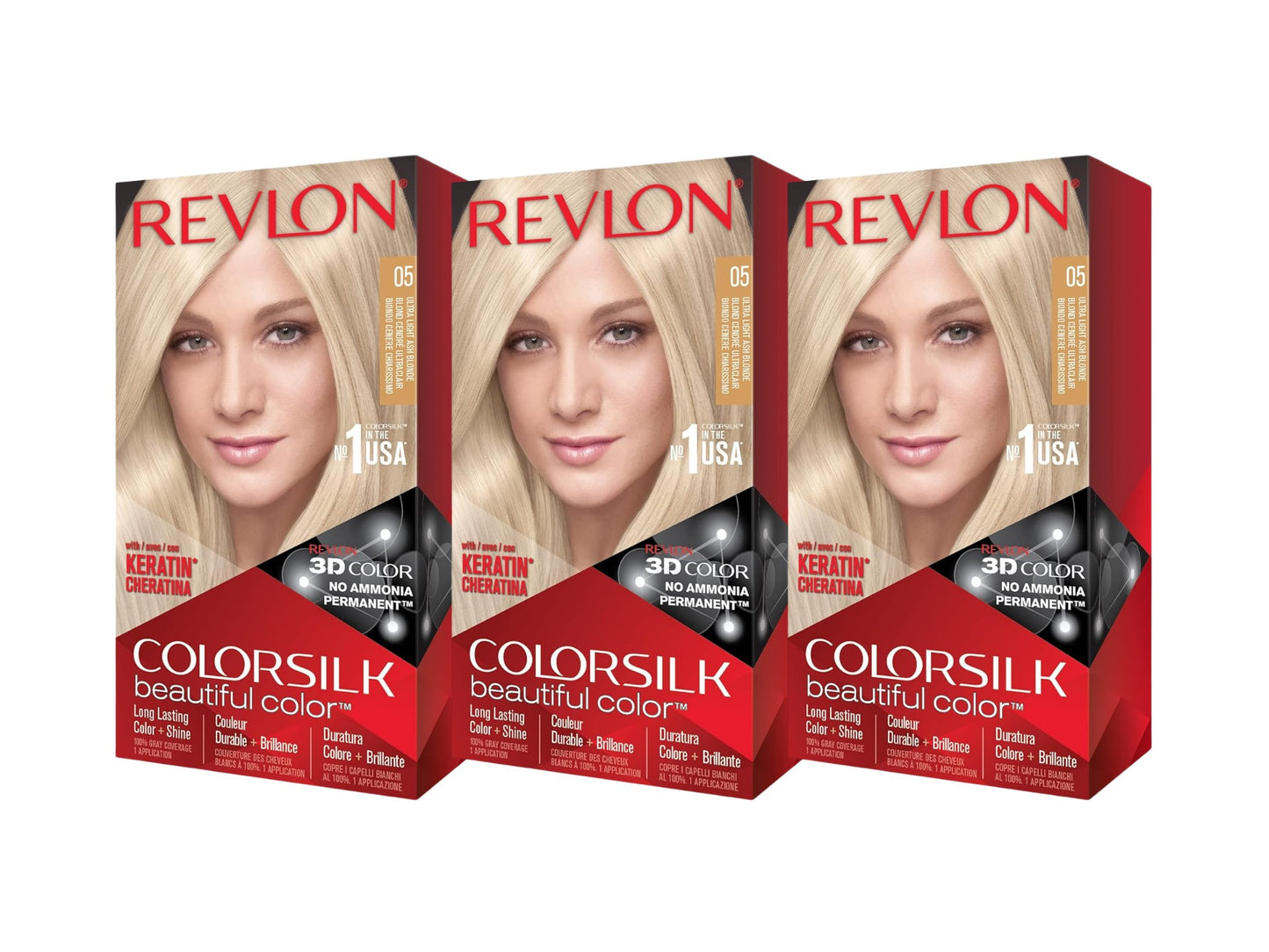 revlon colorsilk color permanent 3d radiant hair color choose shade 3pack