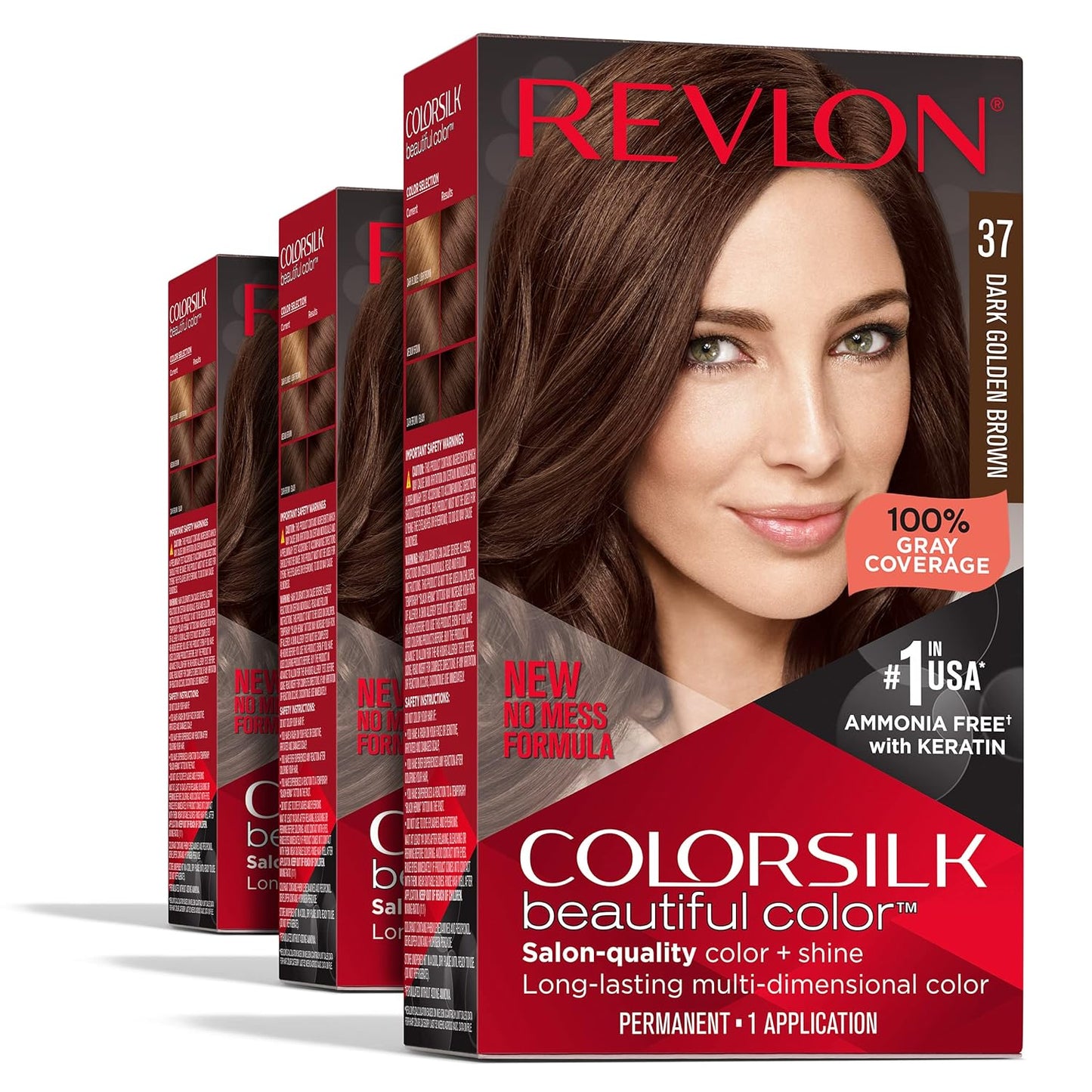 revlon colorsilk color permanent 3d radiant hair color choose shade 3pack