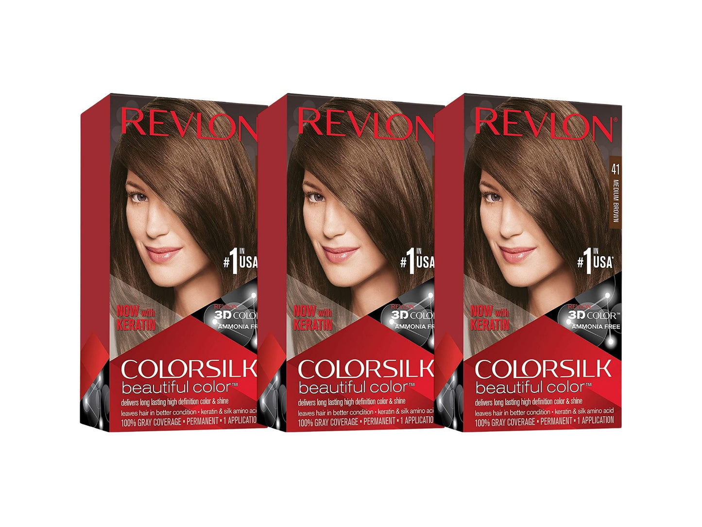 revlon colorsilk color permanent 3d radiant hair color choose shade 3pack