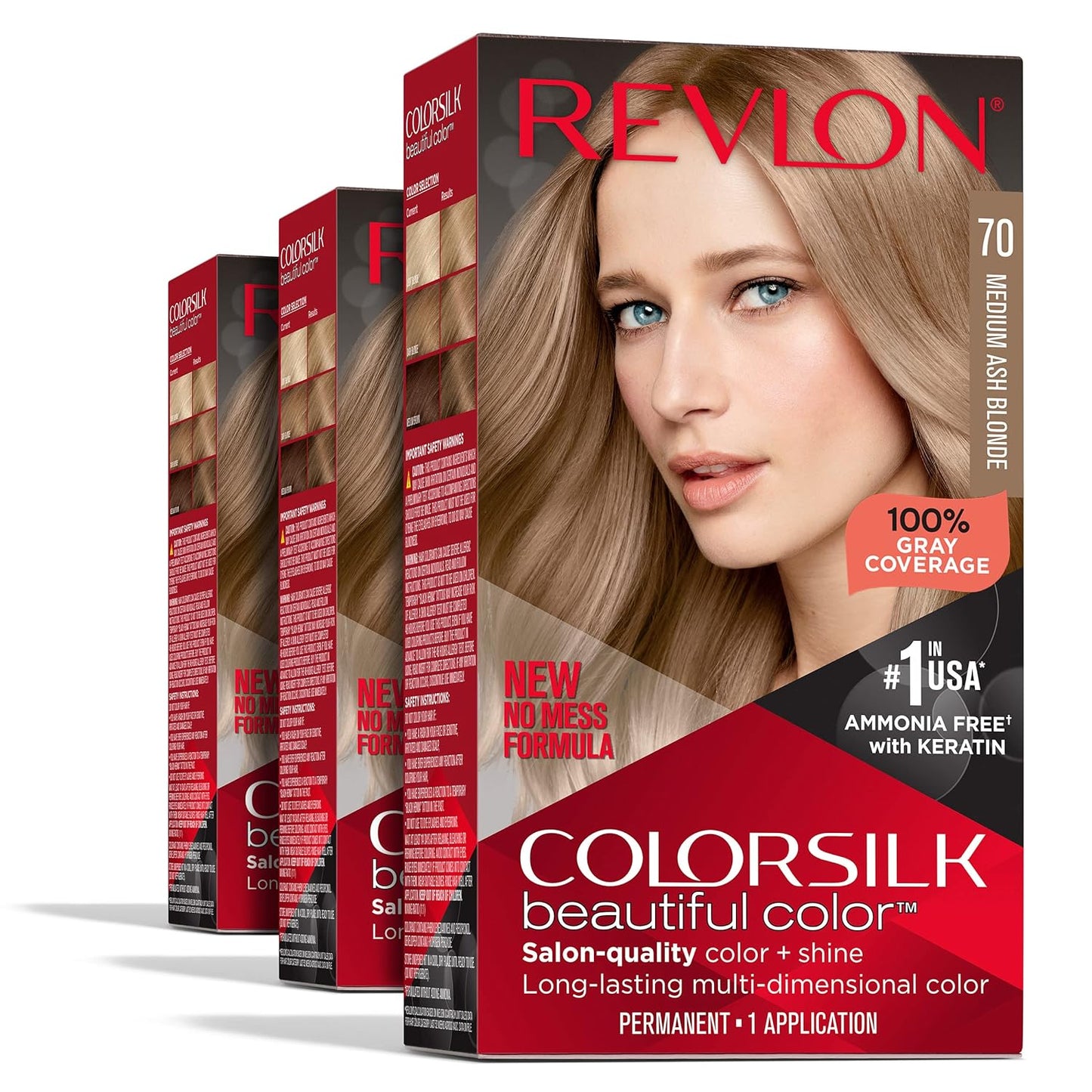revlon colorsilk color permanent 3d radiant hair color choose shade 3pack