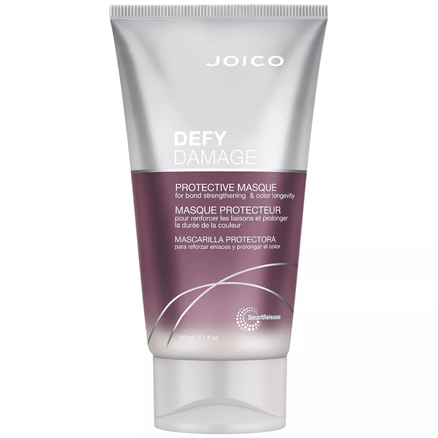 joico defy damage protective masque 5.1 fl oz | hair strengthening & repair treatment | frizz control & nourishing hair mask