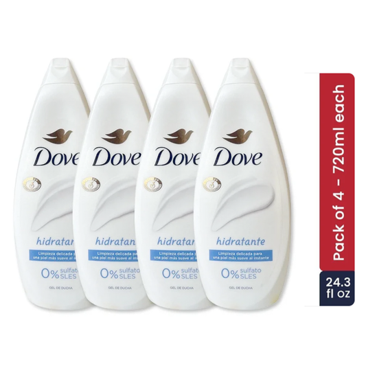 4 Pack Dove Shower Gel Hidratante 720ml24.3 FL OZ