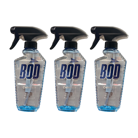 3 PK BOD Man Fragrance Body Spray, Calm Air, 8 fl oz