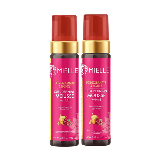 2 PK Mielle Pomegranate and Honey Curl Defining Mousse with Hold 7.5 fl. oz