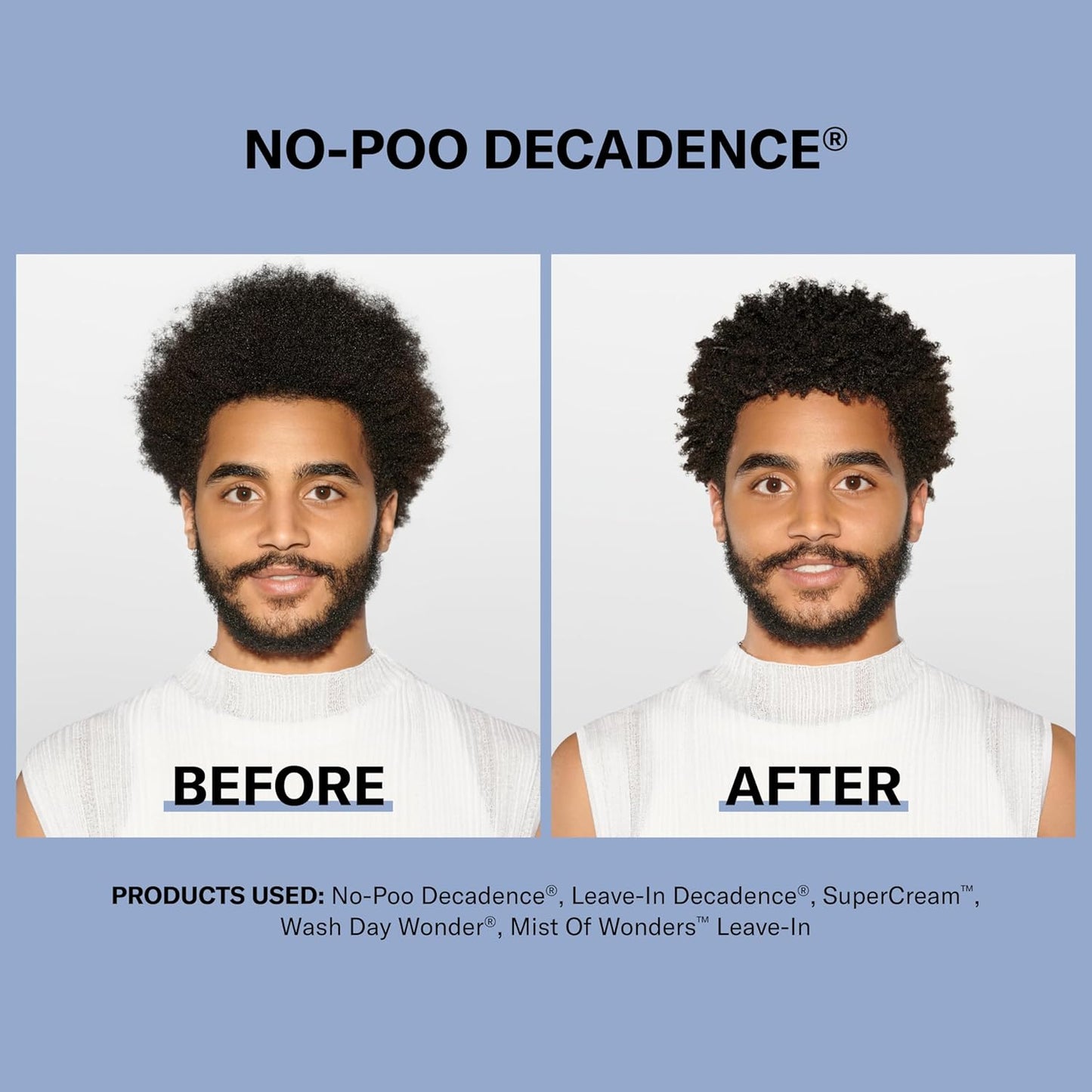 devacurl no-poo decadence non-lathering cleanser for ultra-rich moisture | nourished | bouncy | shiny | all curl types 32 oz/ 946 ml