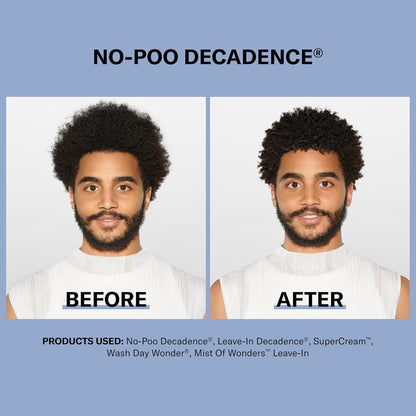DevaCurl No-Poo Decadence Non-Lathering Cleanser for Ultra-Rich Moisture | Nourished | Bouncy | Shiny | All Curl Types 32 oz/ 946 mL