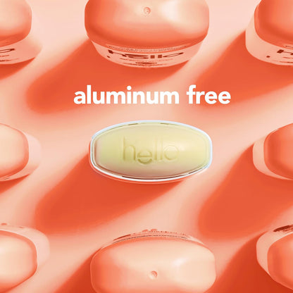 2 PK Hello Peach Sparkle Aluminum‑Free Deodorant Natural, 2.6 oz each