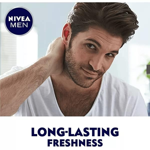 nivea men silver protect roll-on deodorant 48h odor protection, long-lasting freshness, alcohol-free, quick dry, 50ml antiperspirant, gentle on skin, men’s body care, fresh scent, pack of 3