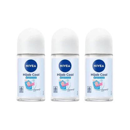 Nivea Hijab Collection Anti-Perspirant Roll On 50 ML each (3 Pack)