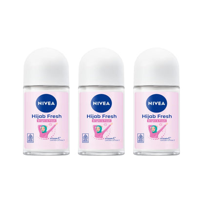 Nivea Hijab Collection Anti-Perspirant Roll On 50 ML each (3 Pack)