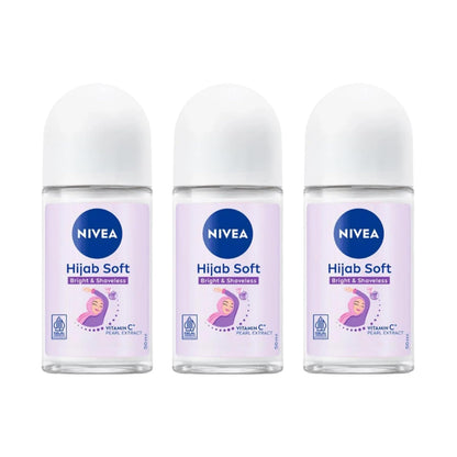 Nivea Hijab Collection Anti-Perspirant Roll On 50 ML each (3 Pack)