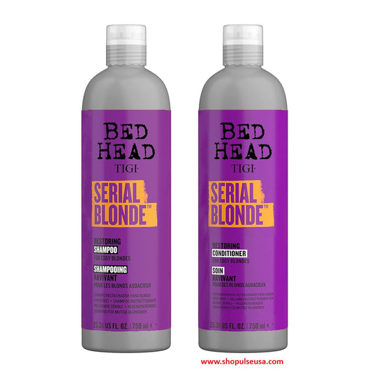 TIGI Bed Head Serial Blonde Restoring Shampoo & Conditioner Set 25.36 fl oz each