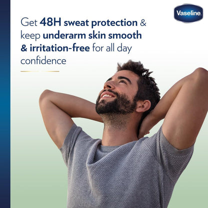 6 Pk Vaseline Double Invisible Men’s Antiperspirant 48h Protection 8.45oz/250 mL
