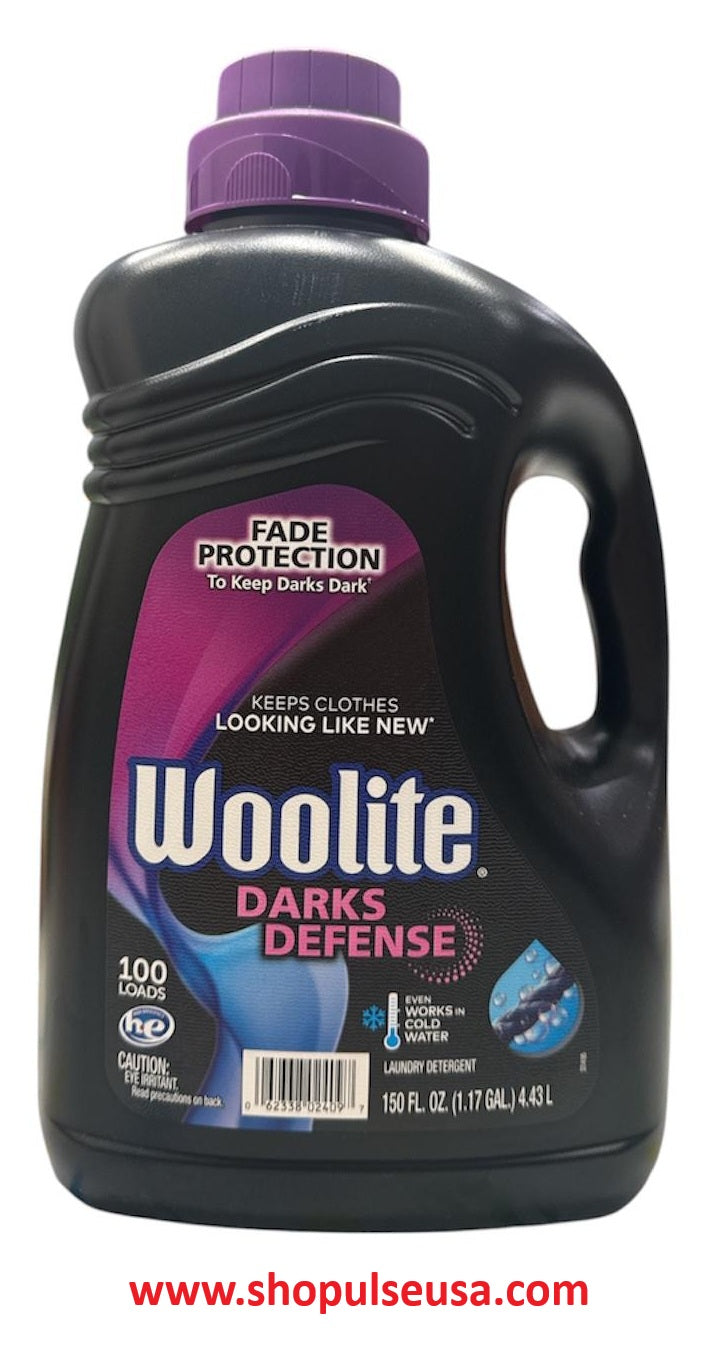 woolite dark liquid laundry detergent – midnight breeze scent, 150 oz (100 loads)