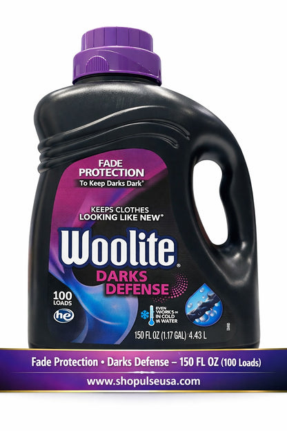 Woolite Dark Liquid Laundry Detergent – Midnight Breeze Scent, 150 oz (100 Loads)
