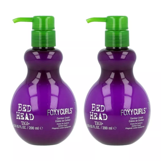 Tigi Bed Head Foxy Curls Contour Creme | Curl Defining Hair Cream | Frizz Control Styling Cream