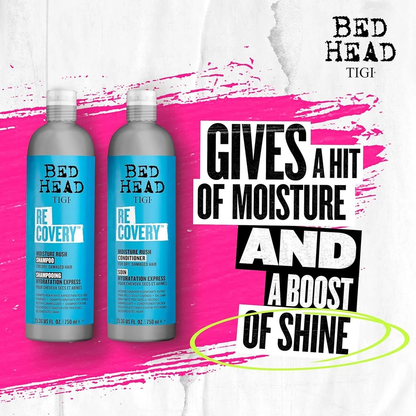 TIGI Bed Head Recovery Moisture Rush Shampoo and Conditioner | Hydrating Hair Care Set | Frizz Control & Repair