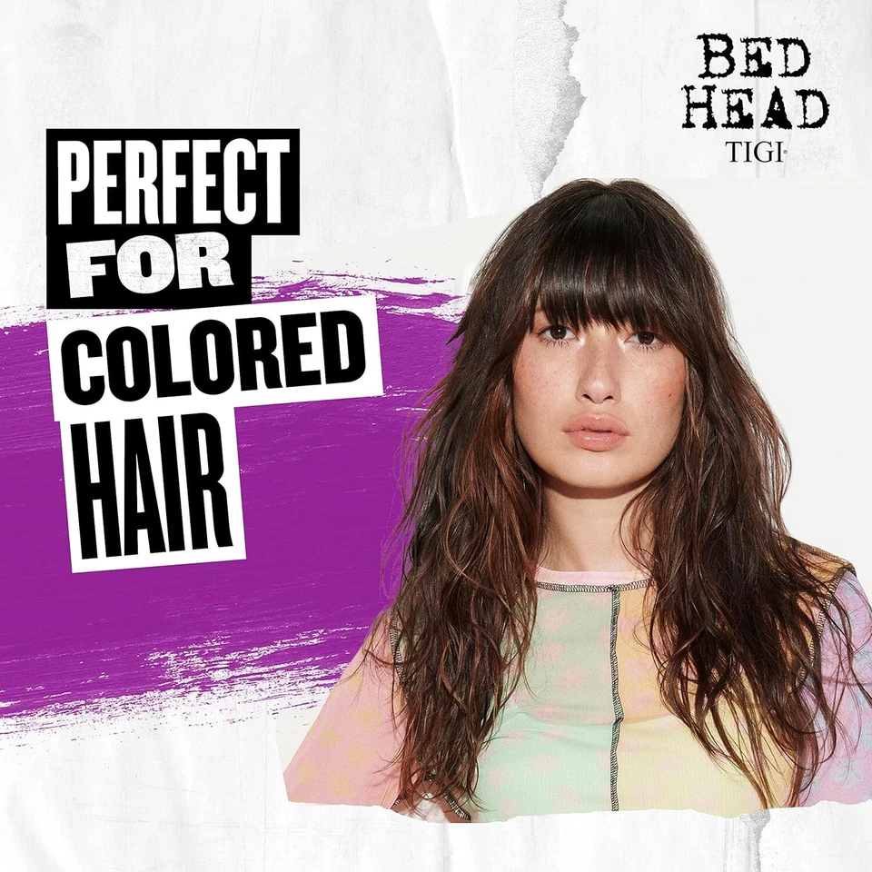 TIGI Bed Head Colour Goddess Oil Infused Shampoo & Conditioner 25.36 fl oz | Color-Treated Hair Care | Nourishing & Shine-Enhancing