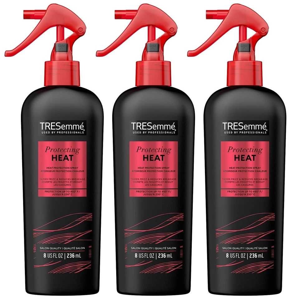 Tresemmé Styling Hairspray 3 Pack 8 oz | Heat & Frizz Protection | Strong Hold Hair Spray