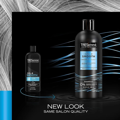 TRESemmé Silky & Smooth Shampoo & Conditioner Set 28 oz Each | Hydrating Hair Care | Smooth & Manageable Hair Duo