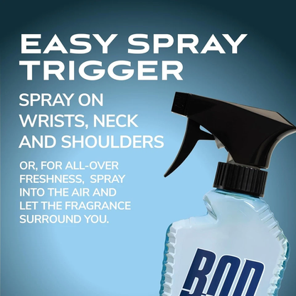 BOD Man Fragrance Body Spray 3 Pack Calm Air 8 fl oz | Men’s Deodorant & Body Spray | Long-Lasting Fresh Scent