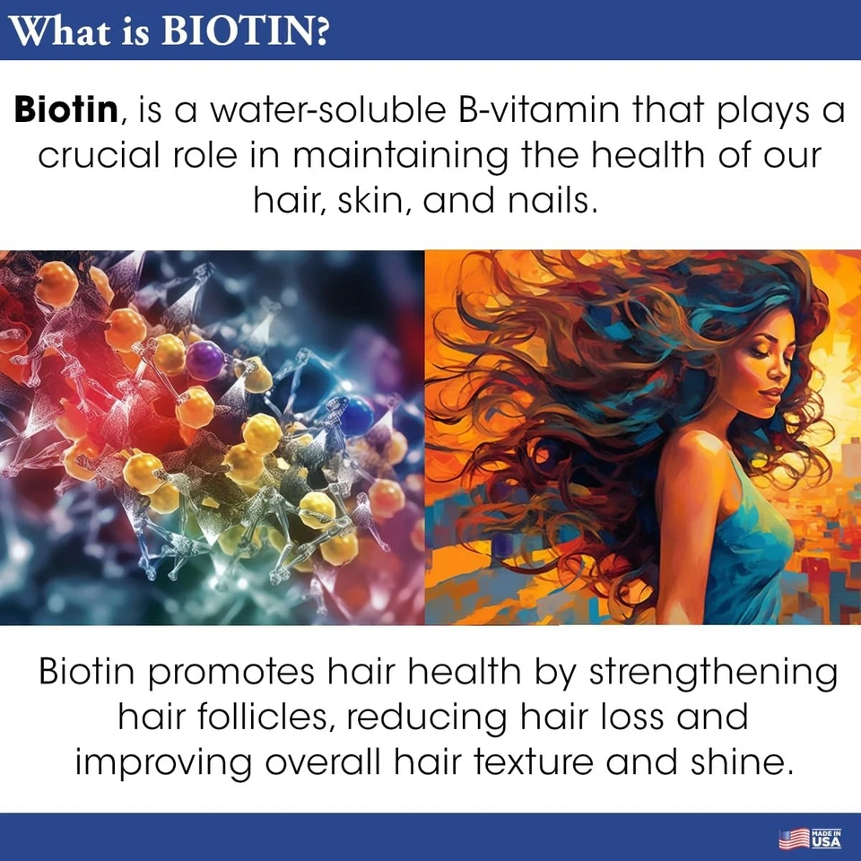 Difeel Pro-Growth Biotin Shampoo & Conditioner | Hair Loss & Thinning Hair Treatment | Strengthening Hair Care Set