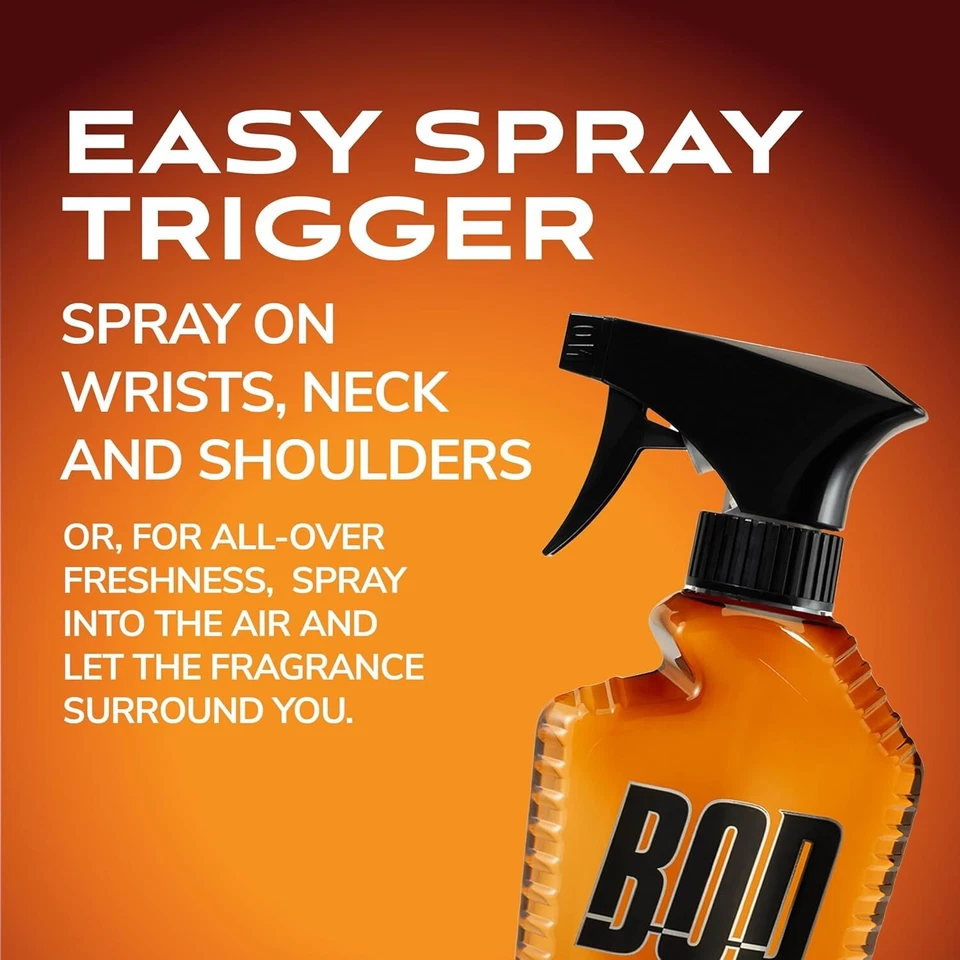 bod man fragrance body spray 3 pack reserve 8 fl oz | men’s deodorant & body spray | long-lasting fresh scent