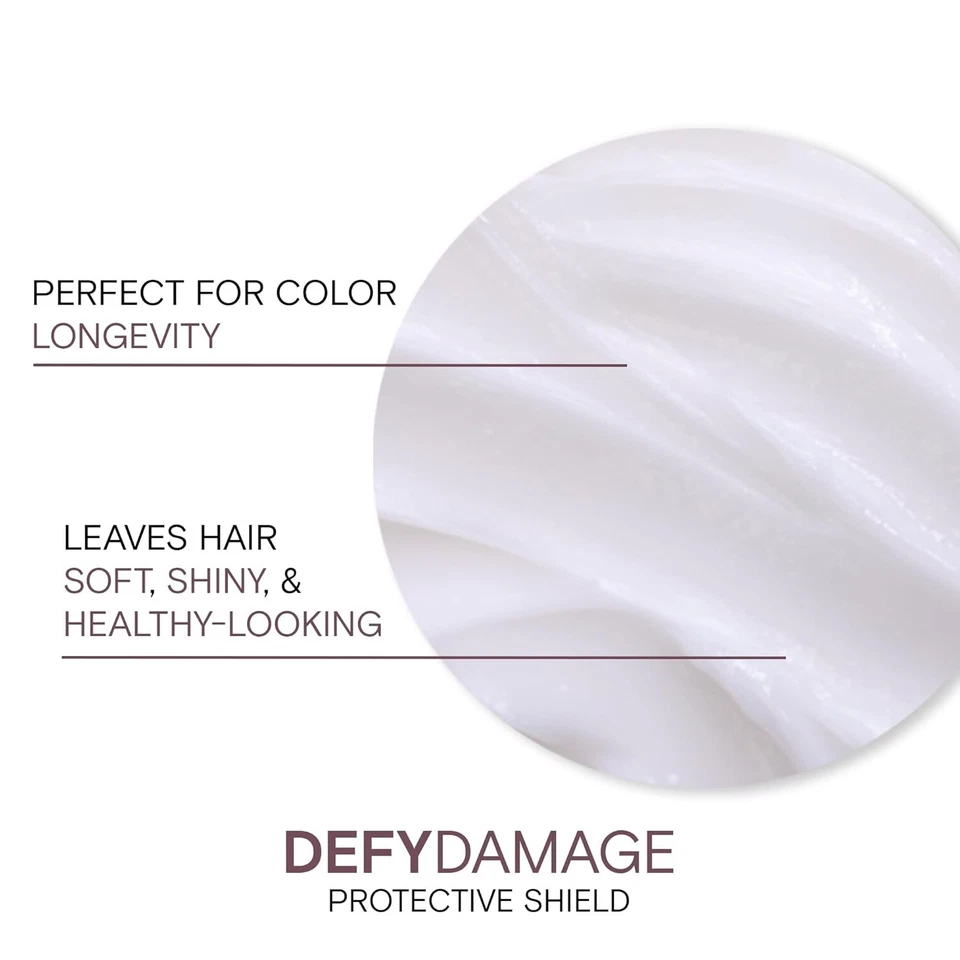 joico defy damage protective shield 3.38 fl oz | heat & frizz protection hair treatment | strengthening hair shield