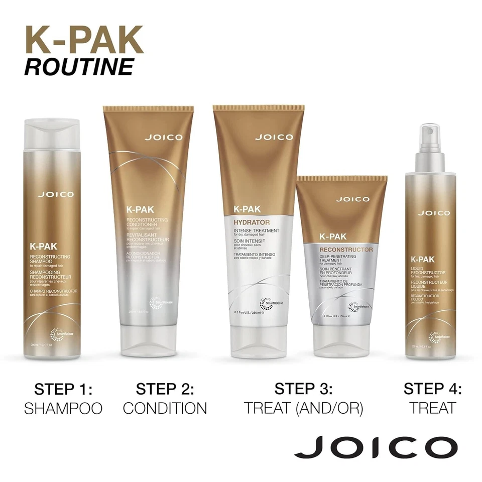 joico k-pak hydrator intense treatment 8.5 fl oz | deep conditioning hair treatment | moisturizing & repairing hair care
