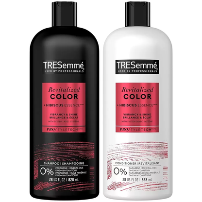 TRESemmé Color Revitalize Shampoo & Conditioner Set 28 fl oz Each | Color-Treated Hair Care | Nourishing & Shine-Enhancing Duo