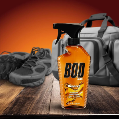 BOD Man Fragrance Body Spray 3 Pack Reserve 8 fl oz | Men’s Deodorant & Body Spray | Long-Lasting Fresh Scent