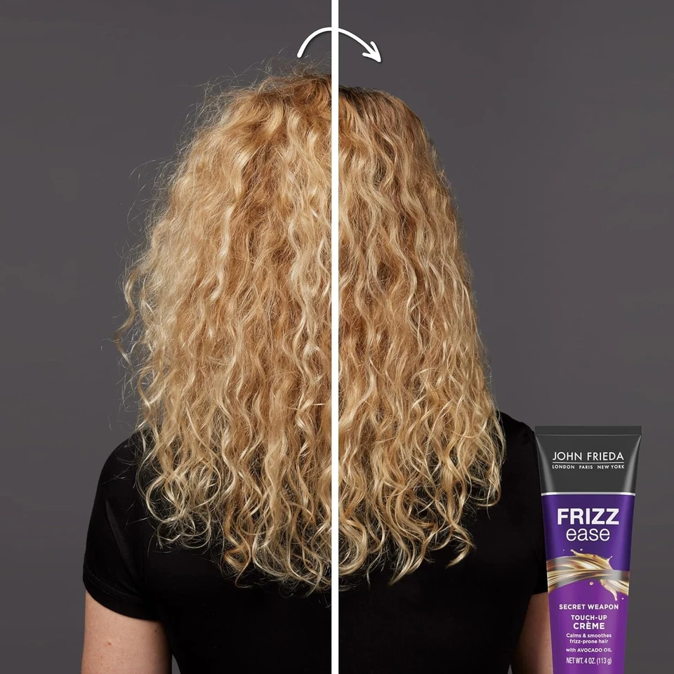 john frieda frizz ease secret weapon styling cream 6 pack | anti-frizz hair cream | smooth & manageable hair