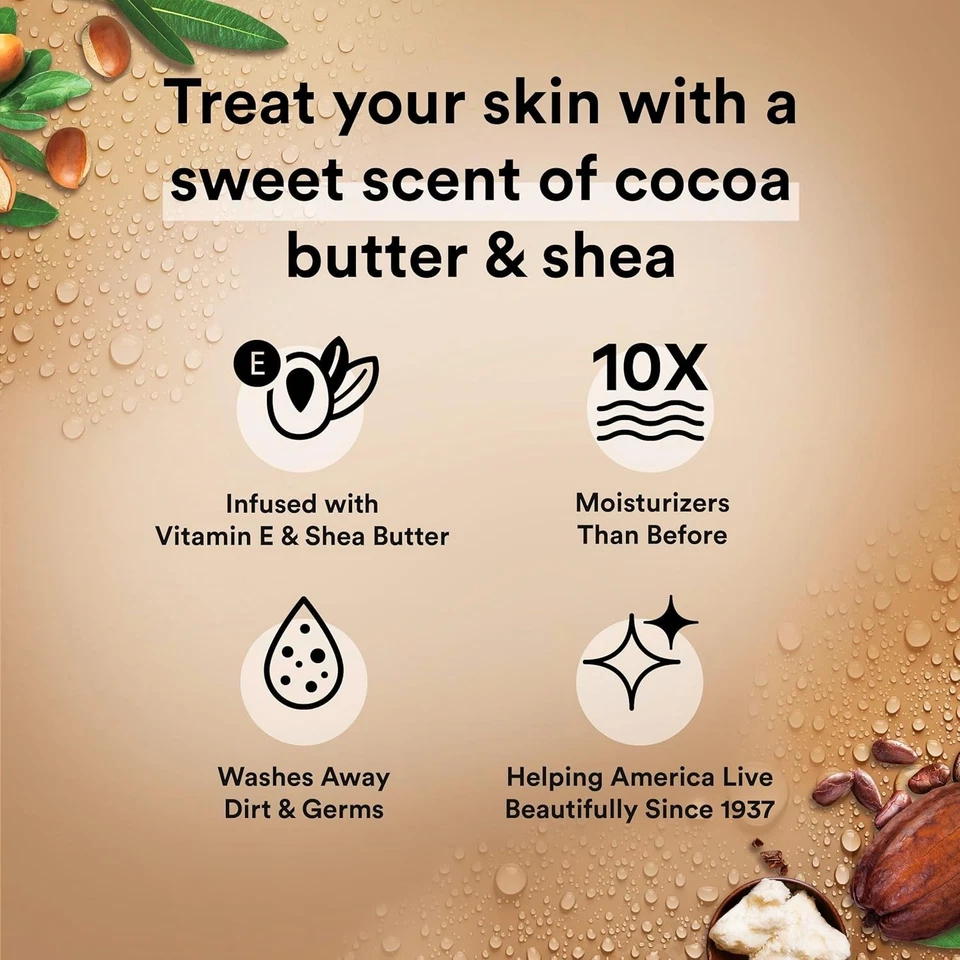 suave body wash variety pack 18 fl oz each | milk & honey + cocoa butter & shea | moisturizing & refreshing body wash