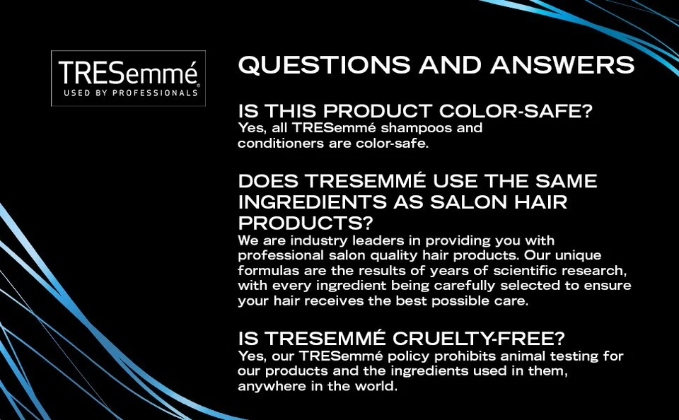 tresemmé silky & smooth shampoo & conditioner set 28 oz each | hydrating hair care | smooth & manageable hair duo