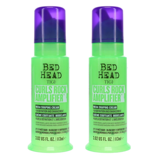 TIGI Curls Rock Amplifier 2 Pack 3.8 oz | Curly Hair Cream | Curl Defining & Frizz Control