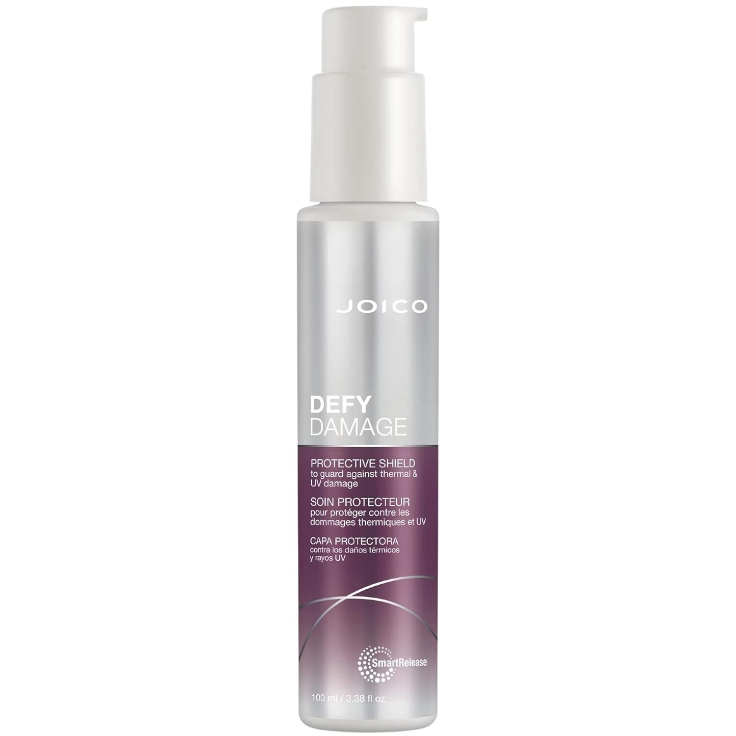 joico defy damage protective shield 3.38 fl oz | heat & frizz protection hair treatment | strengthening hair shield
