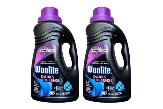 Woolite Darks Defense Liquid Laundry Detergent 2 Pack 50 fl oz | 33 Loads Each | Color-Safe Laundry Detergent