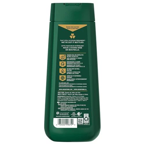 irish spring original clean body wash 4 pack 20 fl oz | men’s 24-hour fresh body wash | long-lasting clean scent