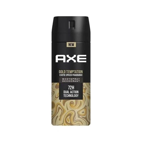 AXE Gold Temptation Deodorant Body Spray 6 Pack | Men’s Fragrance | 150 ml / 5.07 fl oz Each | Long-Lasting Fresh Scent