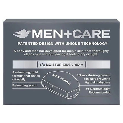 Dove Men+Care Clean Comfort Body & Face Bar 6 Pack 4 oz | Gentle & Moisturizing Soap | Men’s Skin Care Bar