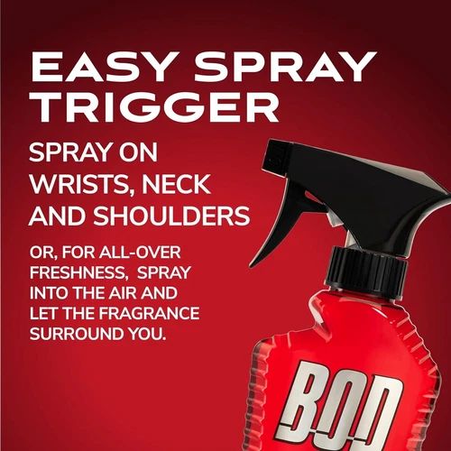 BOD Man Fragrance Body Spray 3 Pack Most Wanted 8 fl oz | Men’s Deodorant & Body Spray | Long-Lasting Fresh Scent