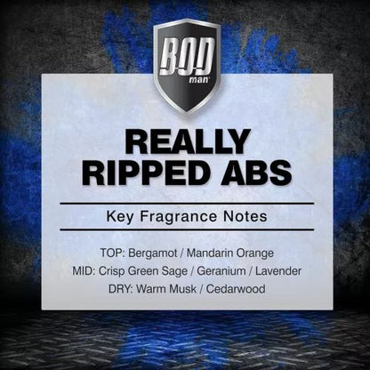 BOD Man Fragrance Body Spray 3 Pack Really Ripped Abs 8 fl oz | Men’s Deodorant & Body Spray | Long-Lasting Fresh Scent