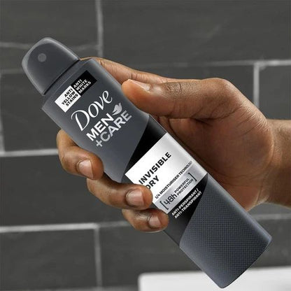 Dove Men+Care Invisible Dry Spray 6 Pack 250 ml / 8.4 oz | International Version | Long-Lasting Sweat & Odor Protection