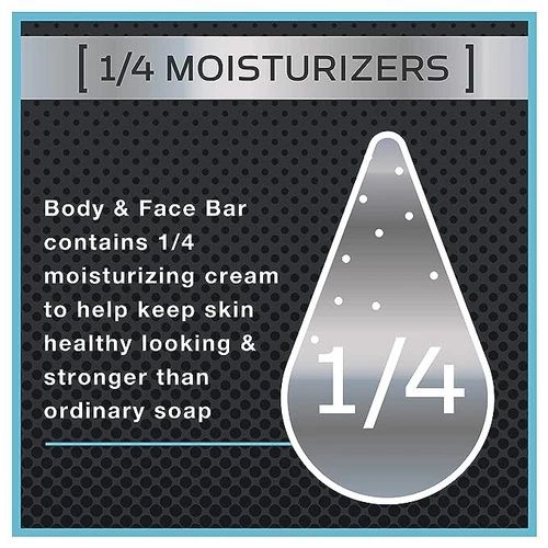 Dove Men+Care Clean Comfort Body & Face Bar 6 Pack 4 oz | Gentle & Moisturizing Soap | Men’s Skin Care Bar