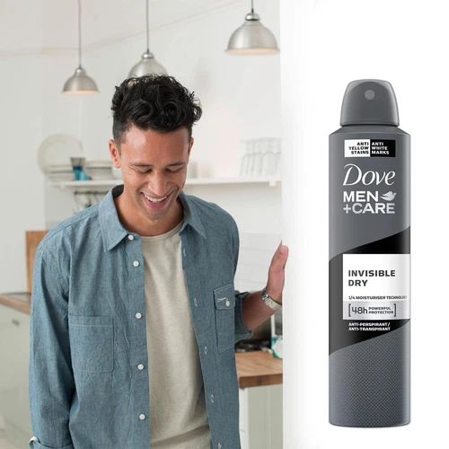 Dove Men+Care Invisible Dry Spray 6 Pack 250 ml / 8.4 oz | International Version | Long-Lasting Sweat & Odor Protection