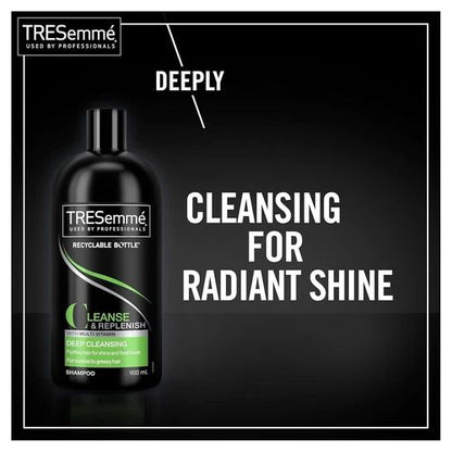 TRESemmé Replenish & Cleanse Shampoo & Conditioner Set 900 ml Each | 30.43 fl oz | Hydrating & Refreshing Hair Care Duo