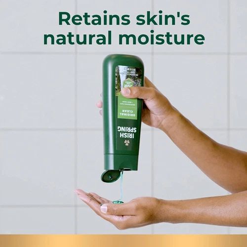 irish spring original clean body wash 4 pack 20 fl oz | men’s 24-hour fresh body wash | long-lasting clean scent