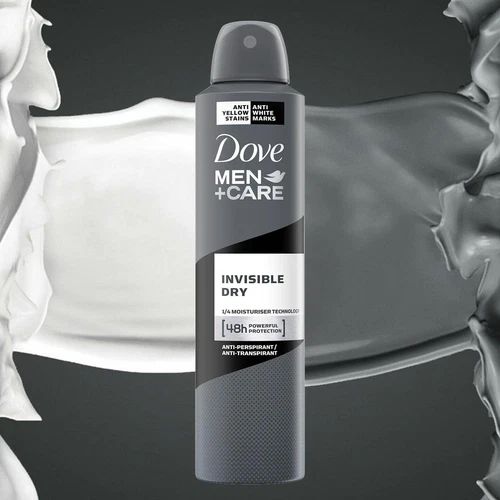 Dove Men+Care Invisible Dry Spray 6 Pack 250 ml / 8.4 oz | International Version | Long-Lasting Sweat & Odor Protection