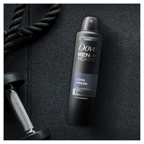 Dove Men+Care Cool Fresh Dry Spray Antiperspirant 6 Pack 8.45 oz / 250 ml | Long-Lasting Sweat & Odor Protection | Men’s Deodorant