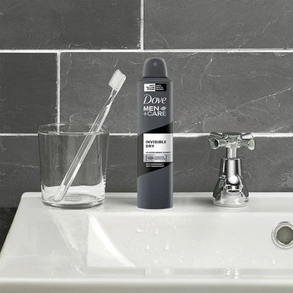 Dove Men+Care Invisible Dry Spray 6 Pack 250 ml / 8.4 oz | International Version | Long-Lasting Sweat & Odor Protection